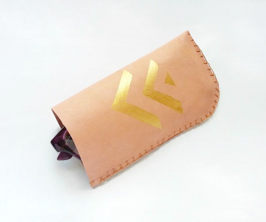 DIY Leather Glass Case