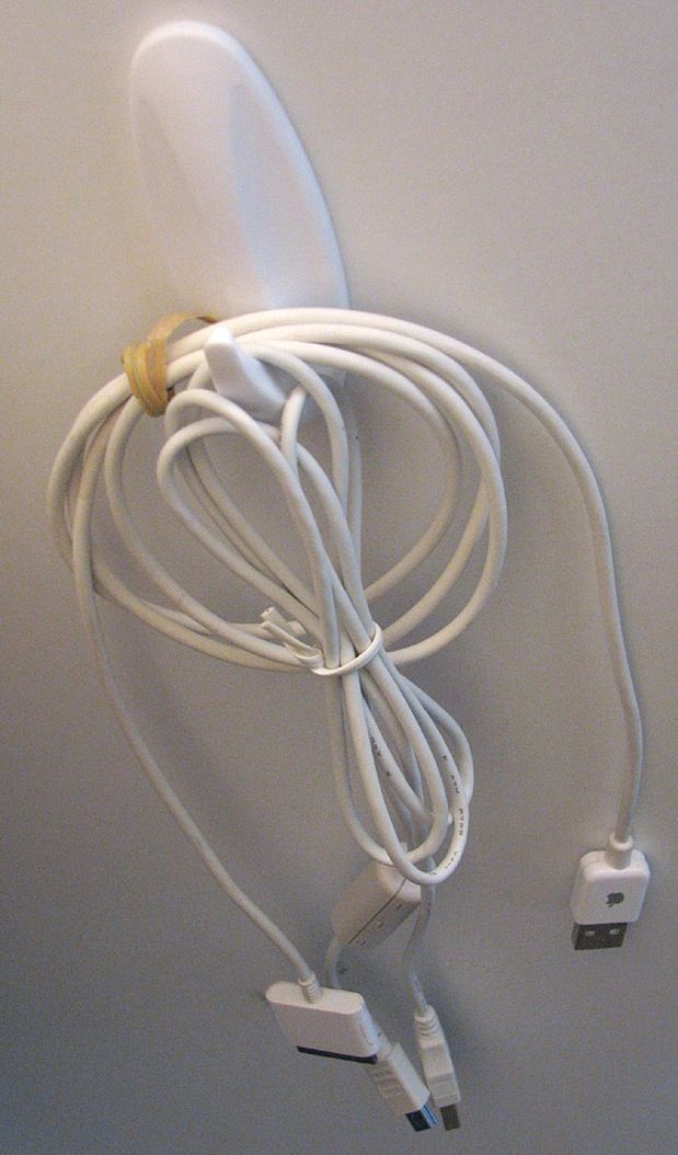 Keep USB Cables Handy But Out of the Way