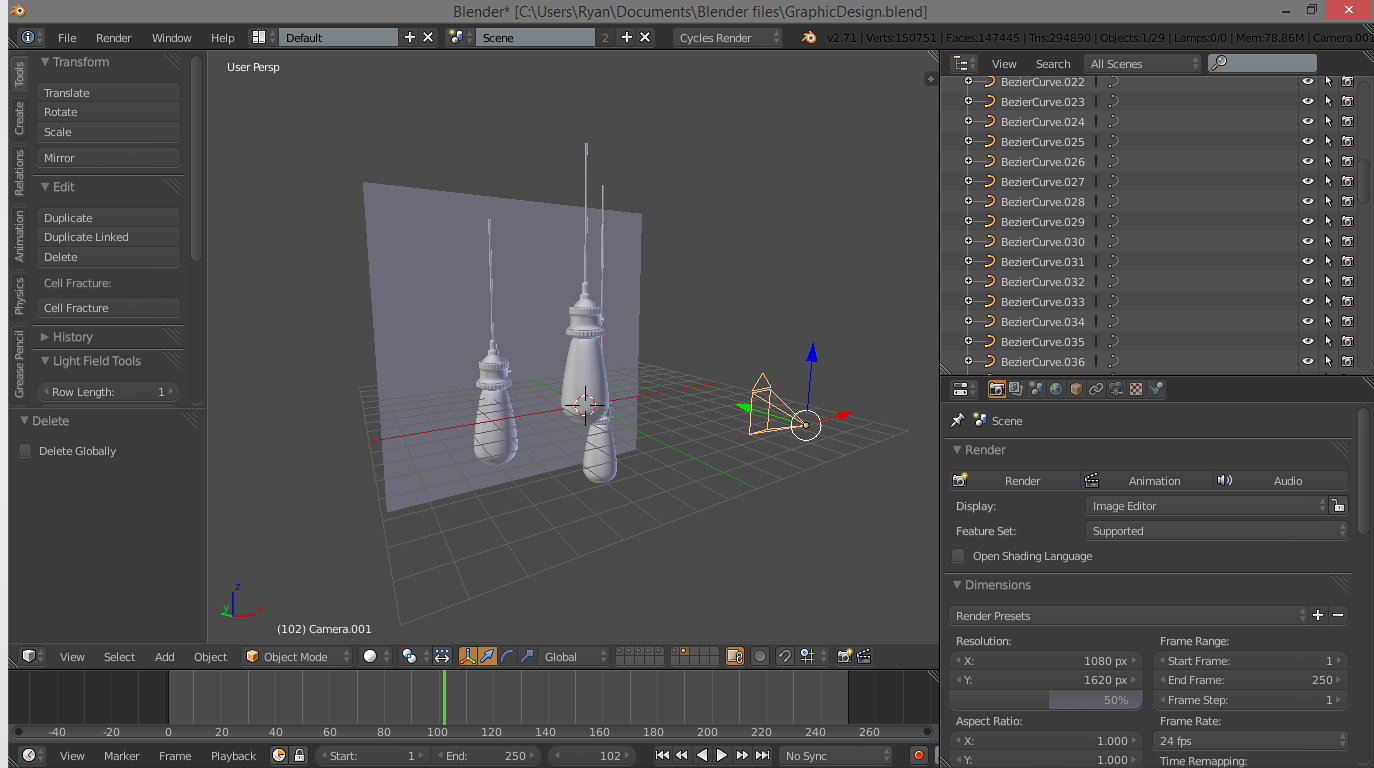 3D Graphic Design With Blender and Gimp : 21 Steps (with Pictures ...