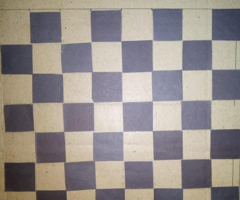 Cardboard Chessboard 