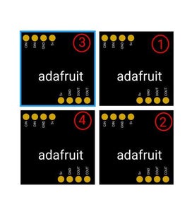 Arrange Dotstar Matrices and Solder