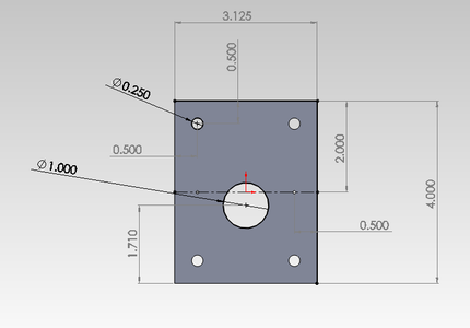 Create the LED Mounting Piece