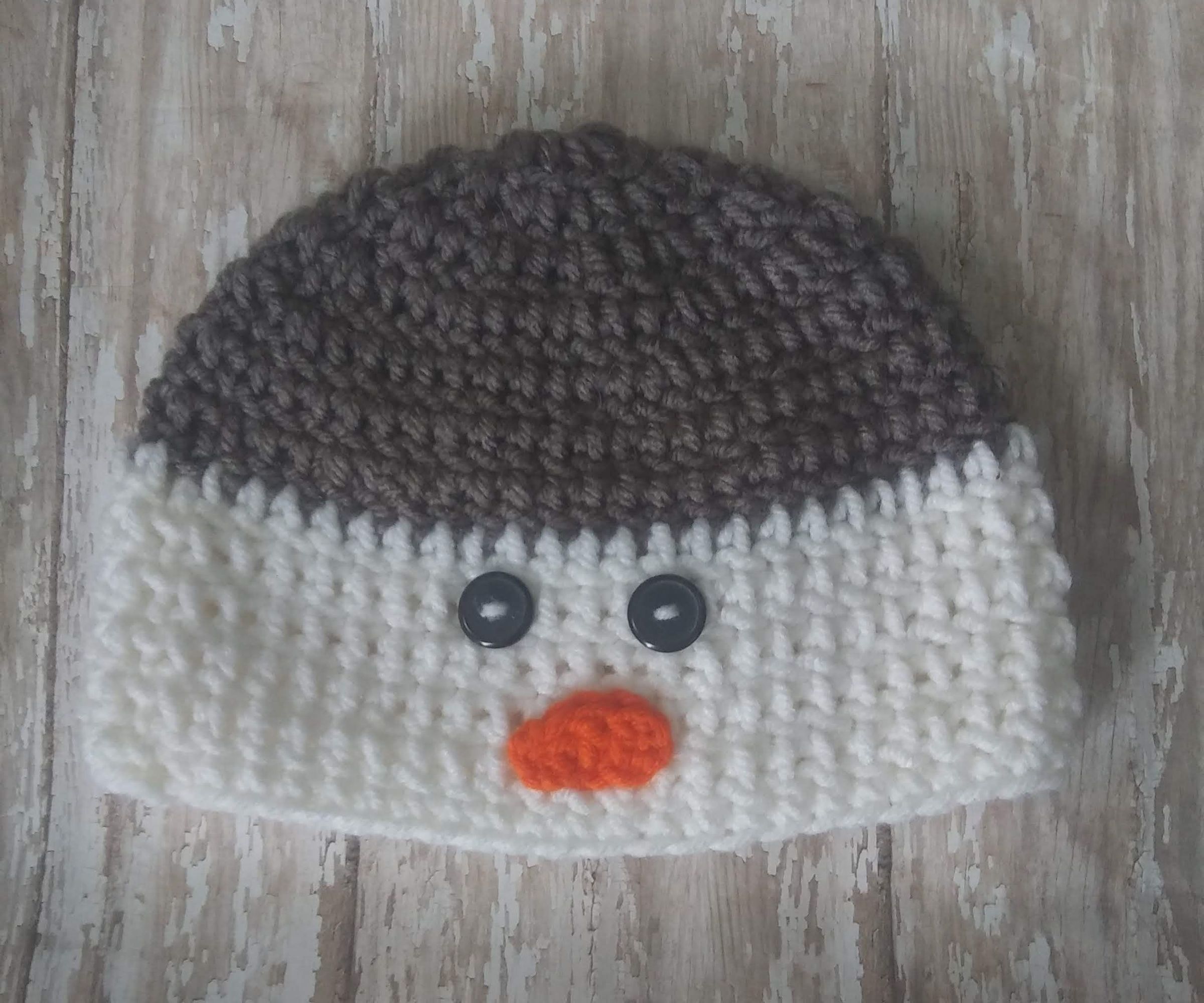Baby Snowman Hat 