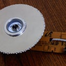 Simple Circular Saw with Hard disk Platter and CDRom DC-Motor