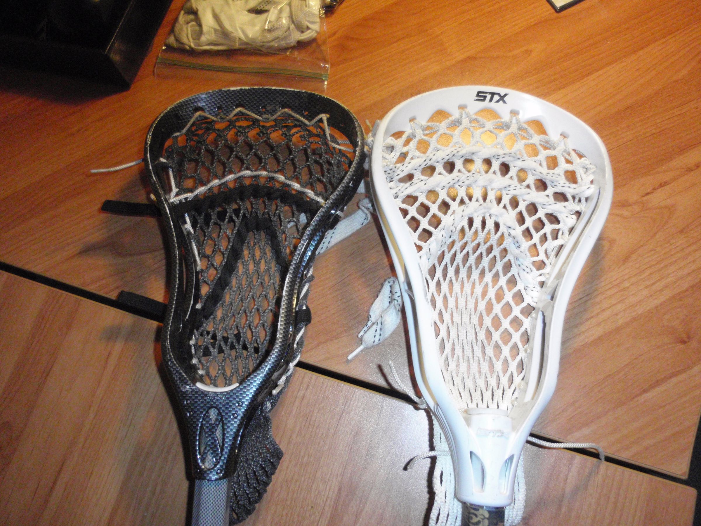 Replacing/Changing Lacrosse Stick Shooting Strings 8 Steps