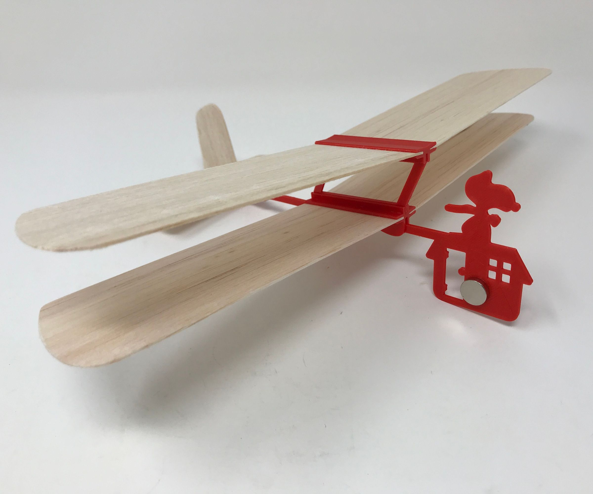 Red Baron II: Hand Launched Biplane Glider