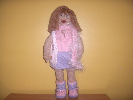 Miss Pink Hat Lady (doll)