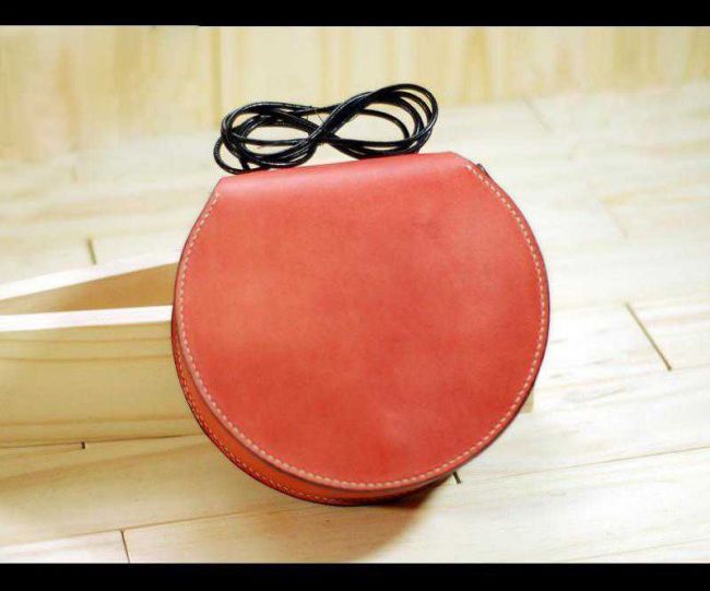 Leather Shell Sling Bag