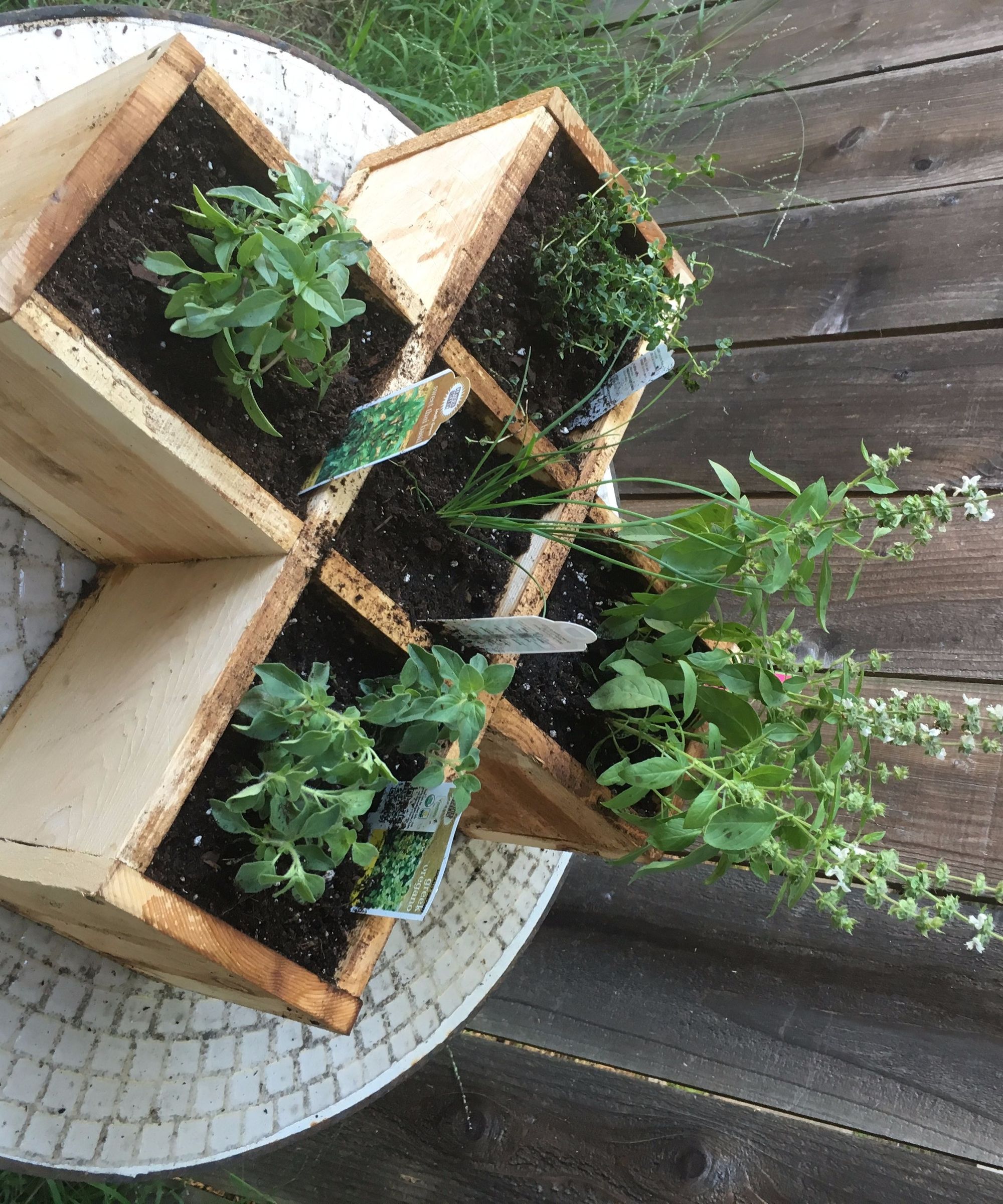 Rustic Fence Board Planter Box