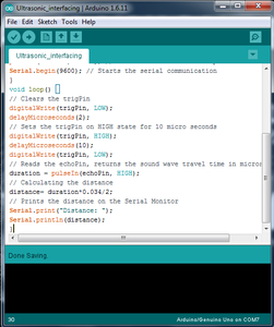 Interfacing Ultrasonic Sensor With Arduino : 6 Steps (with Pictures ...