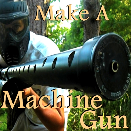 How to Make a Full Auto Airsoft Minigun [Halo Inspired Mobile Turret]