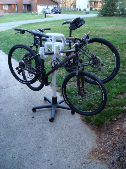Rolling Bike Tree (Mobile PVC Cactus)
