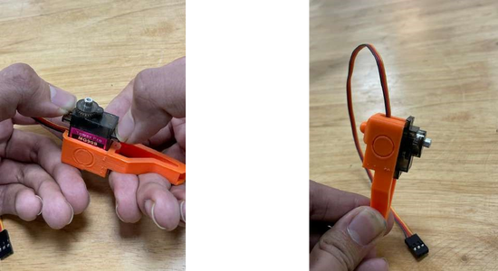 Mounting Servo’s to Leg