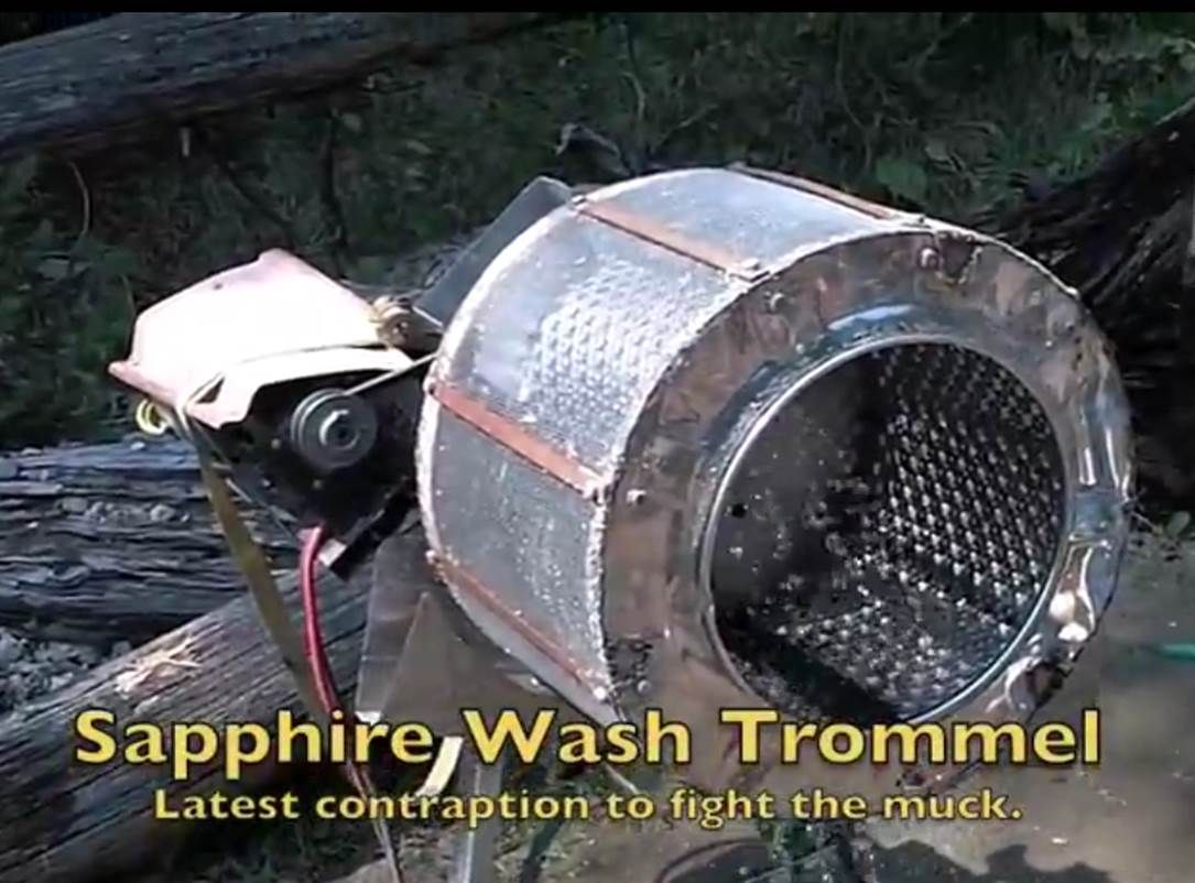 Sapphire Wash Trommel and Gravel Seperator