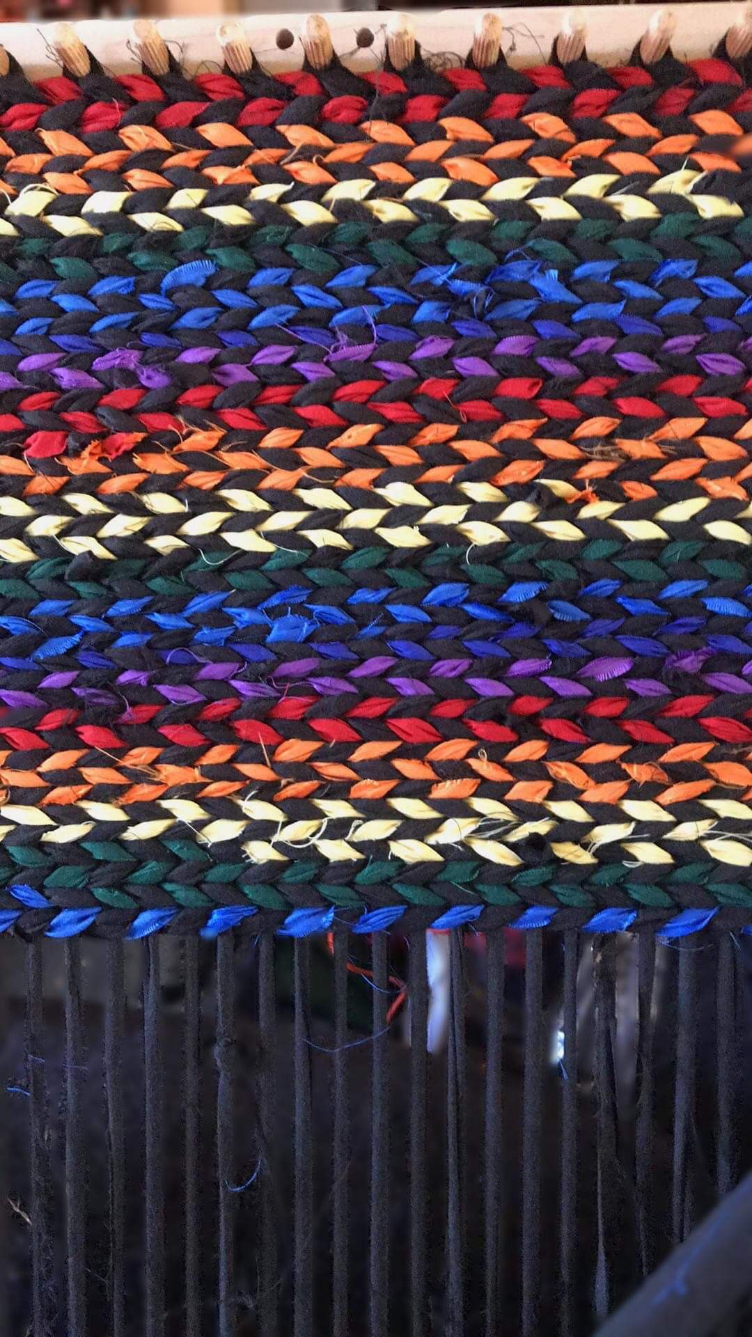Twined Rainbow Rug 7 Steps (with Pictures) Instructables