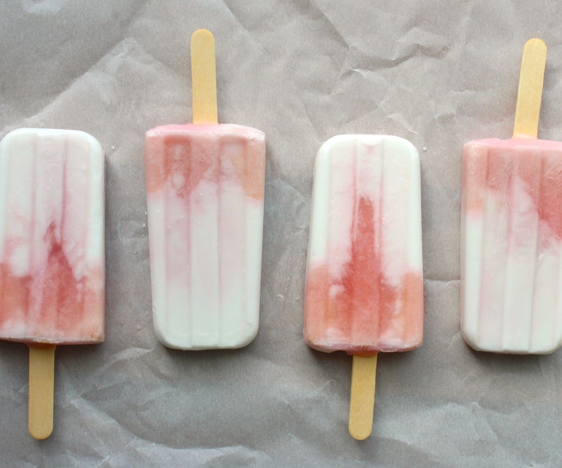 Coconut Milk and Fruit Juice Popsicles