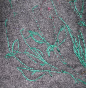 Embroider Stems and Leaves