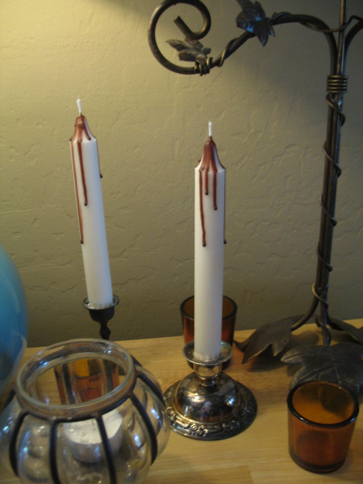 Halloween "Bleeding" Candles