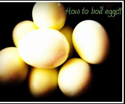 How to Boil Eggs Perfectly!!
