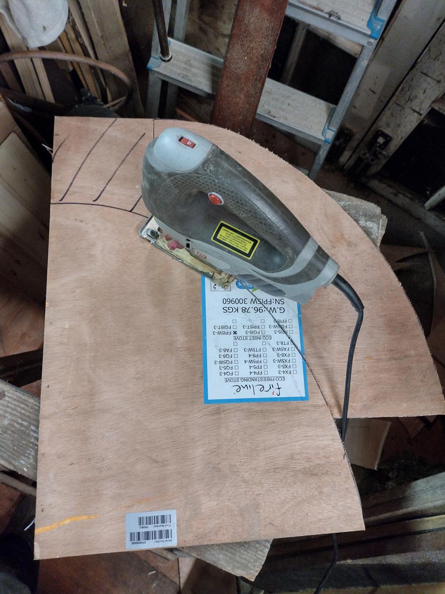 Using the 2-dimensional Template to Make a 3-dimensional Dome Mould Former