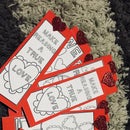 ColorMe Bookmarks - DIY Valentines Day Gift
