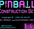 Pinball Construction Set