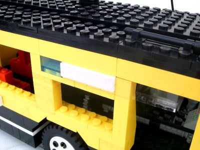 Lego Geared Bus With Steering.