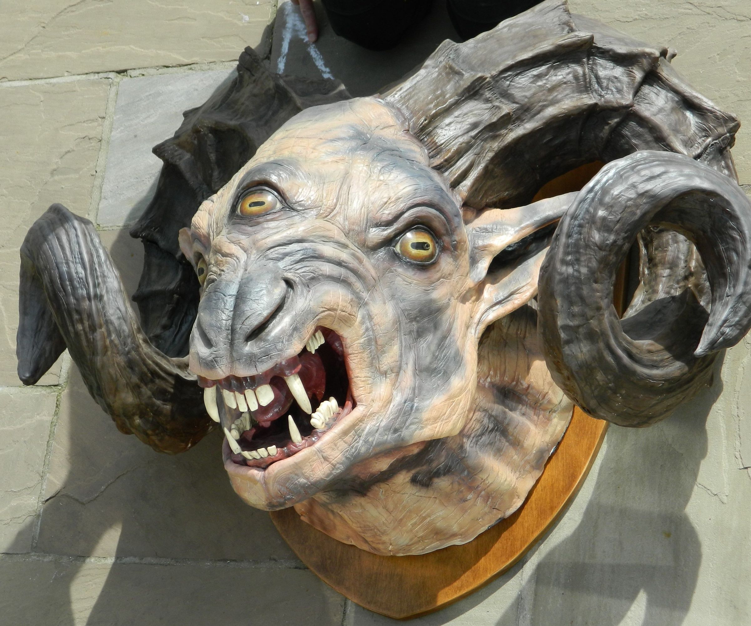 The Witcher 3 Full-Scale Chort/Fiend Sculpture in DAS Clay
