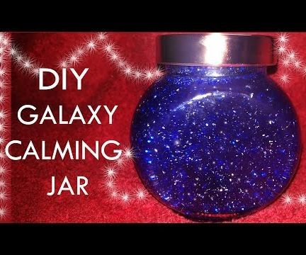 DIY GALAXY CALMING JAR (Without Glue)