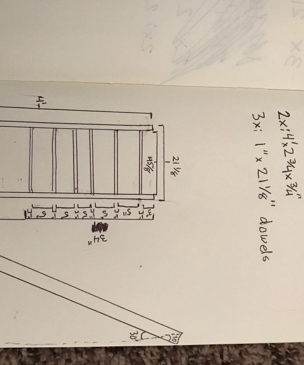 Making an Upcycled Clothes Drying Rack