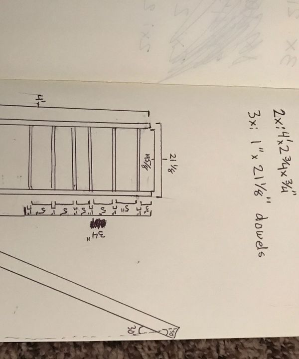 Making an Upcycled Clothes Drying Rack