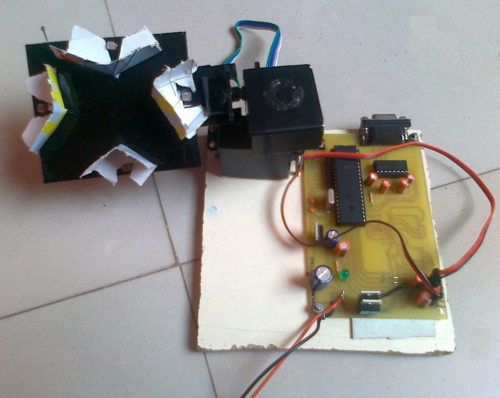 Servo Based Dual Axis Solar Tracker