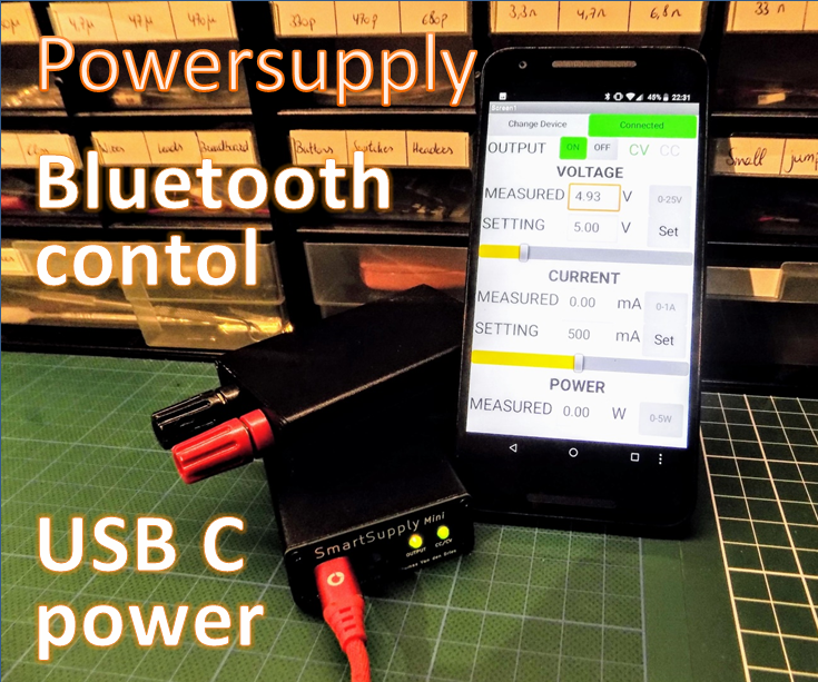 Digital USB C Powered Bluetooth Powersupply
