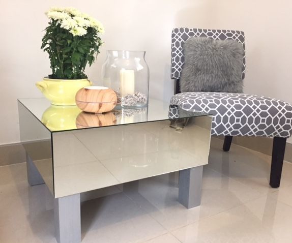 From Cardboard Box to Mirrored Table