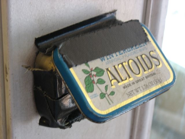 Altoids Tin Doorbell Switch for Dogs