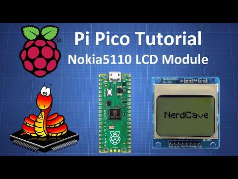 Raspberry Pi Pico - Nokia 5110 LCD (Setup + Example Project)