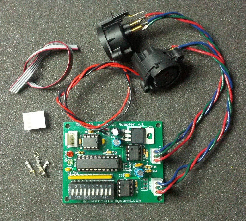 DMX-512 to Serial Adapter