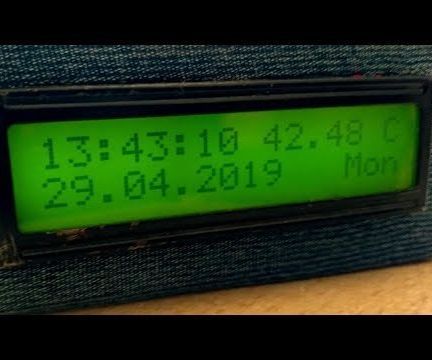 Arduino Alarm Clock With Temperature Sensor