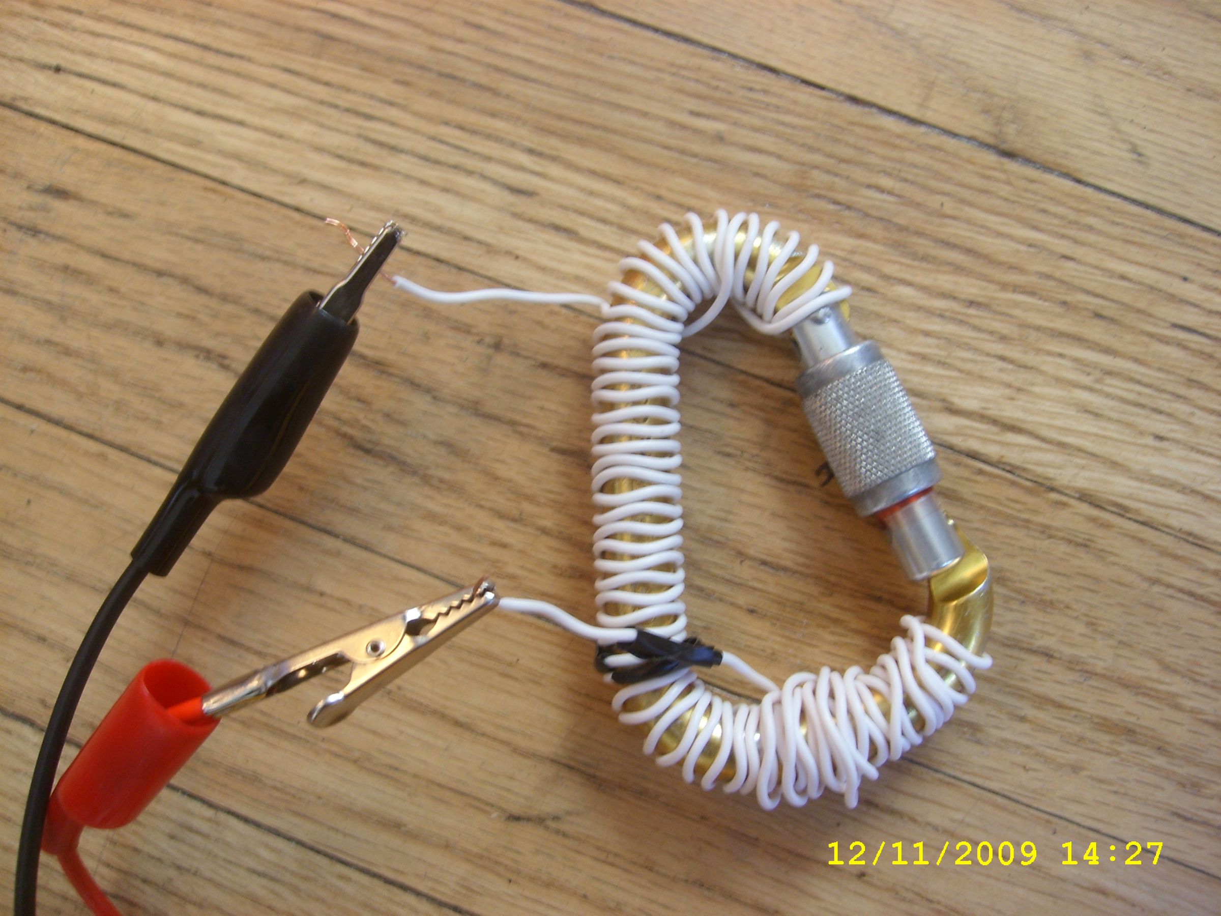$2 Carabiner AC Amp Sensor (aka Current Transducer, CT Sensor, Amp Meter, Split Core Clamp-on Ammeter)