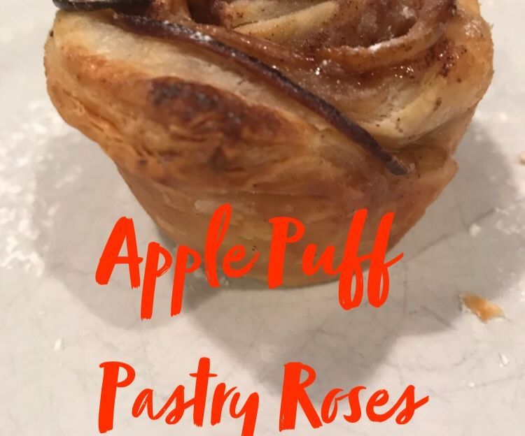 Apple Puff Pastry Rose