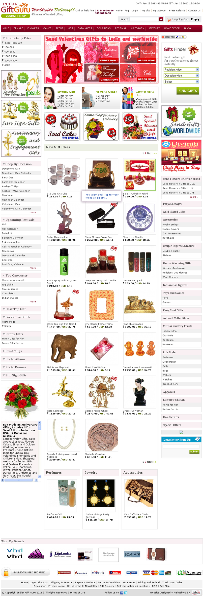 Send Gifts to India