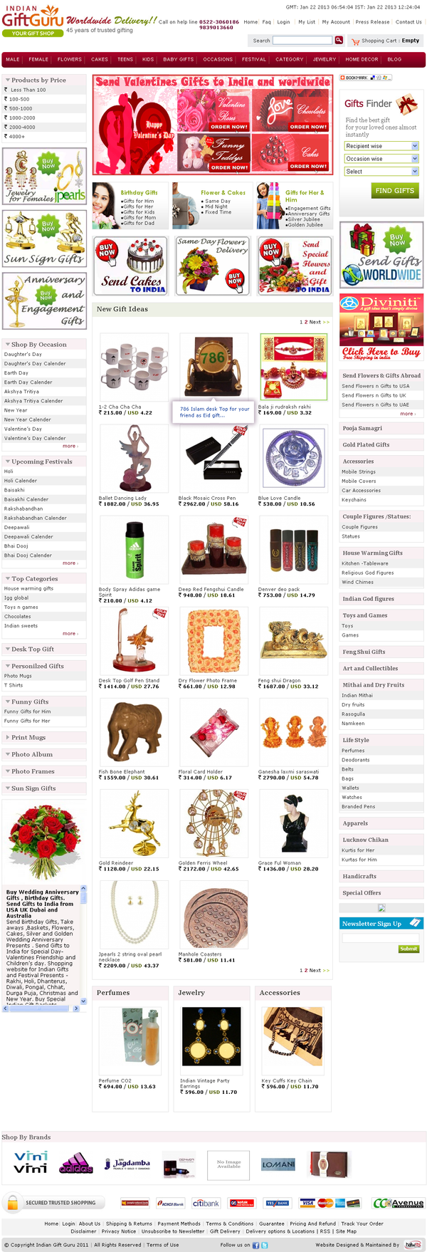 Send Gifts to India