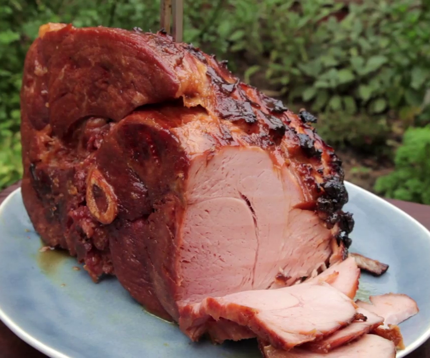 How to Cook Honey Glazed Smoked Ham