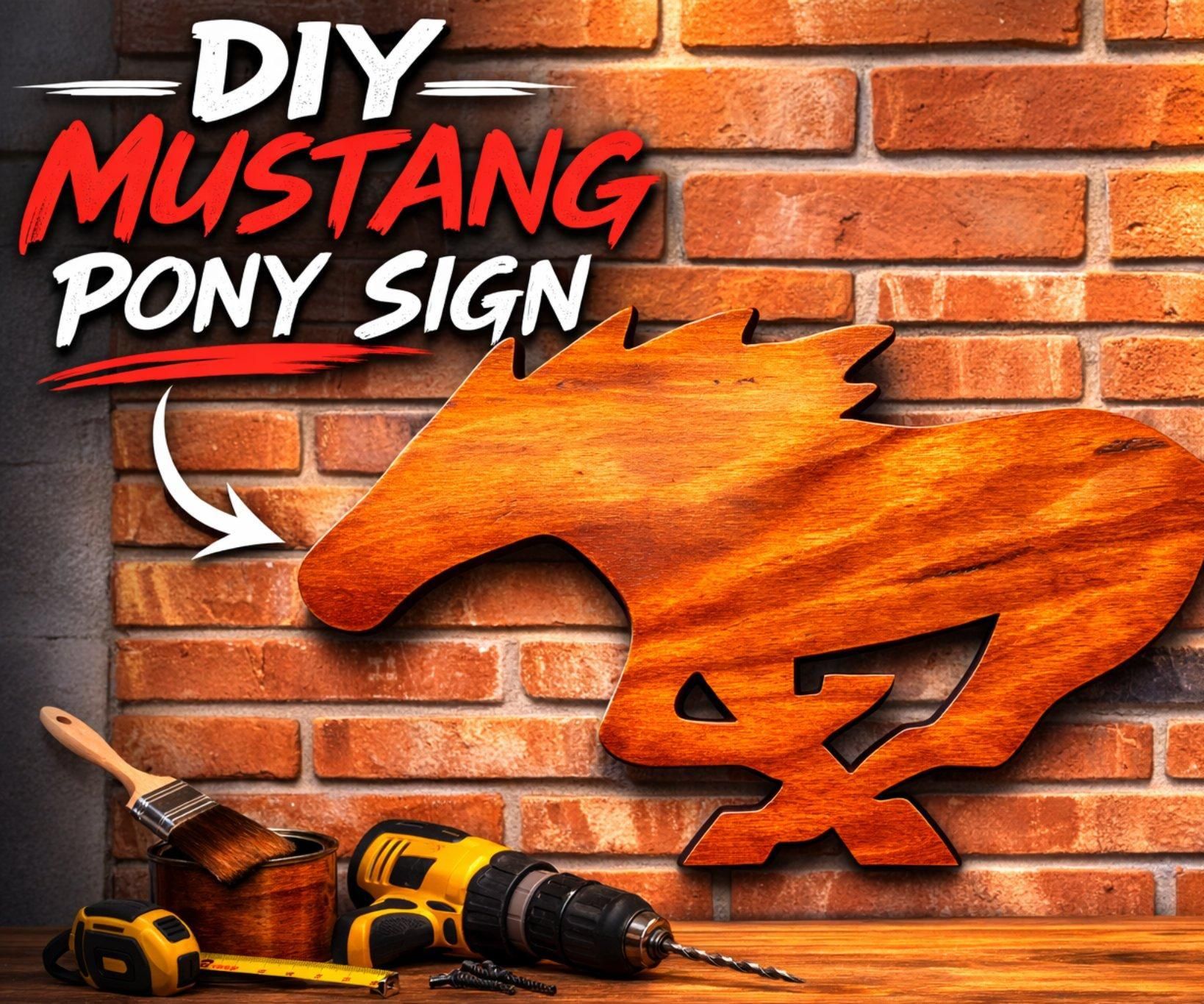 Mustang Pony Wall Art