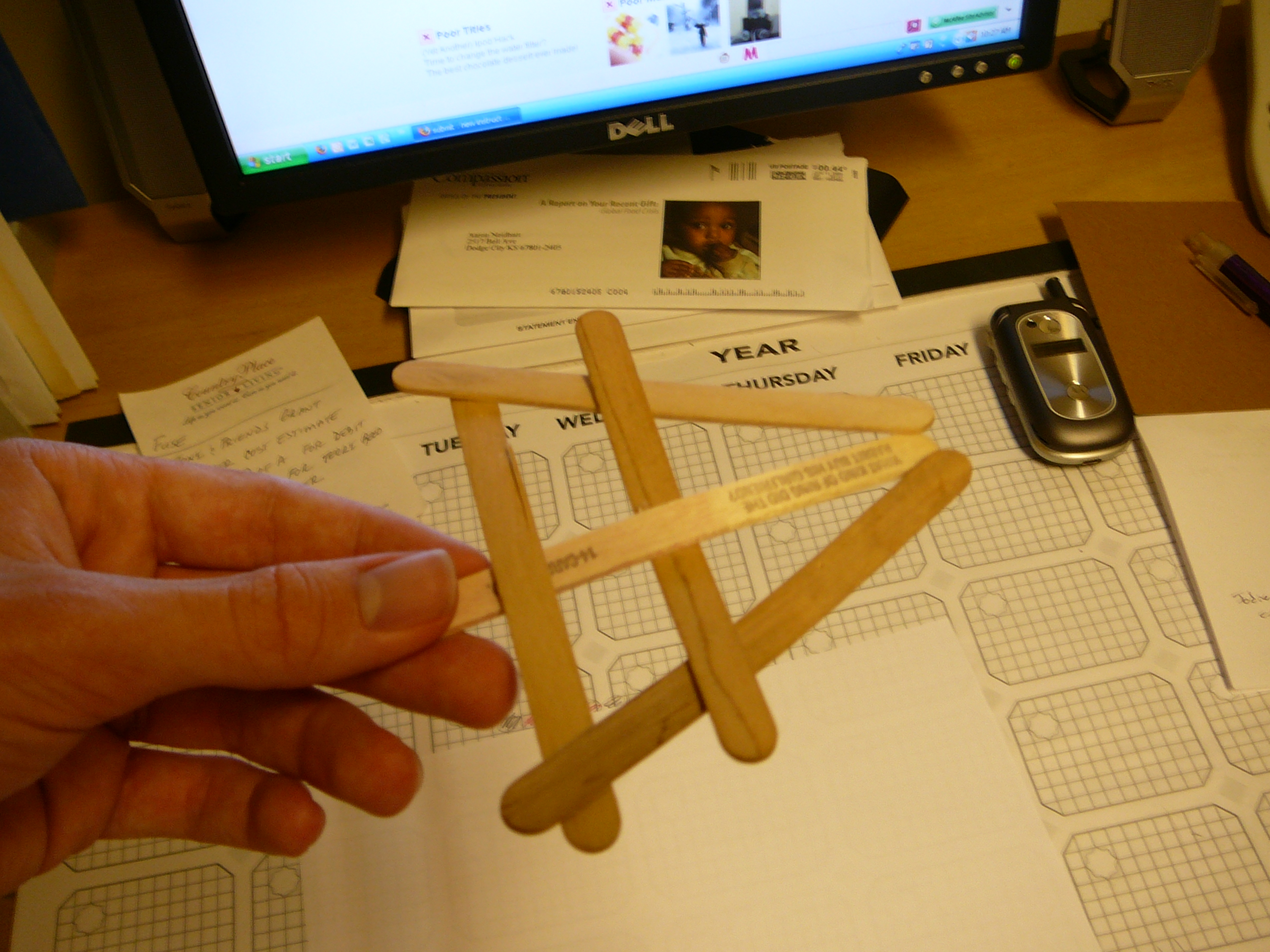 Popsicle Stick Grenade (pocket Size) 5 Steps Instructables