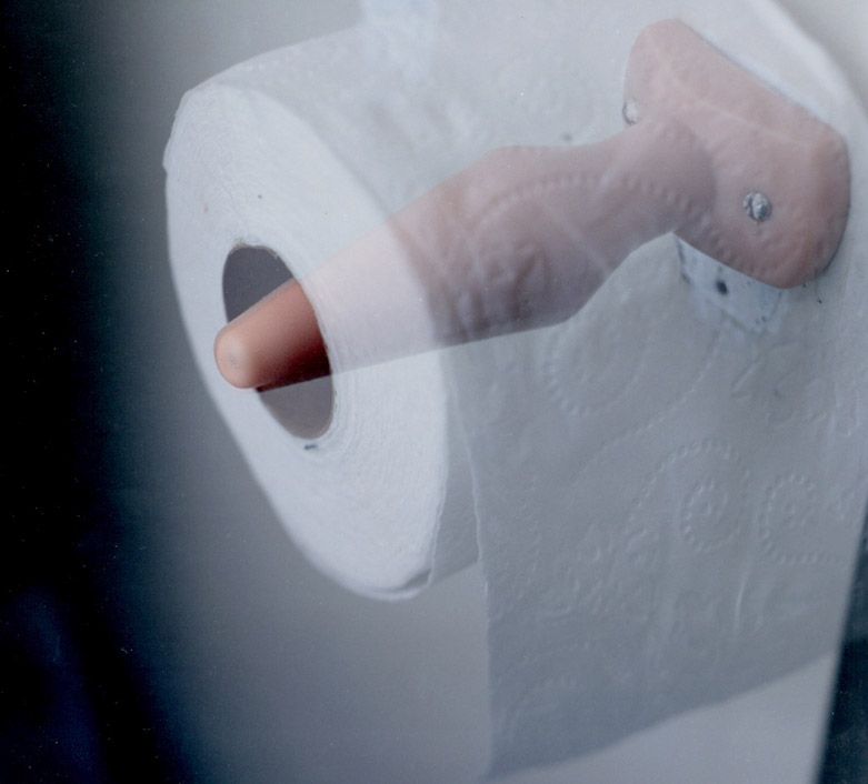Humorous Toilet Paper Holder