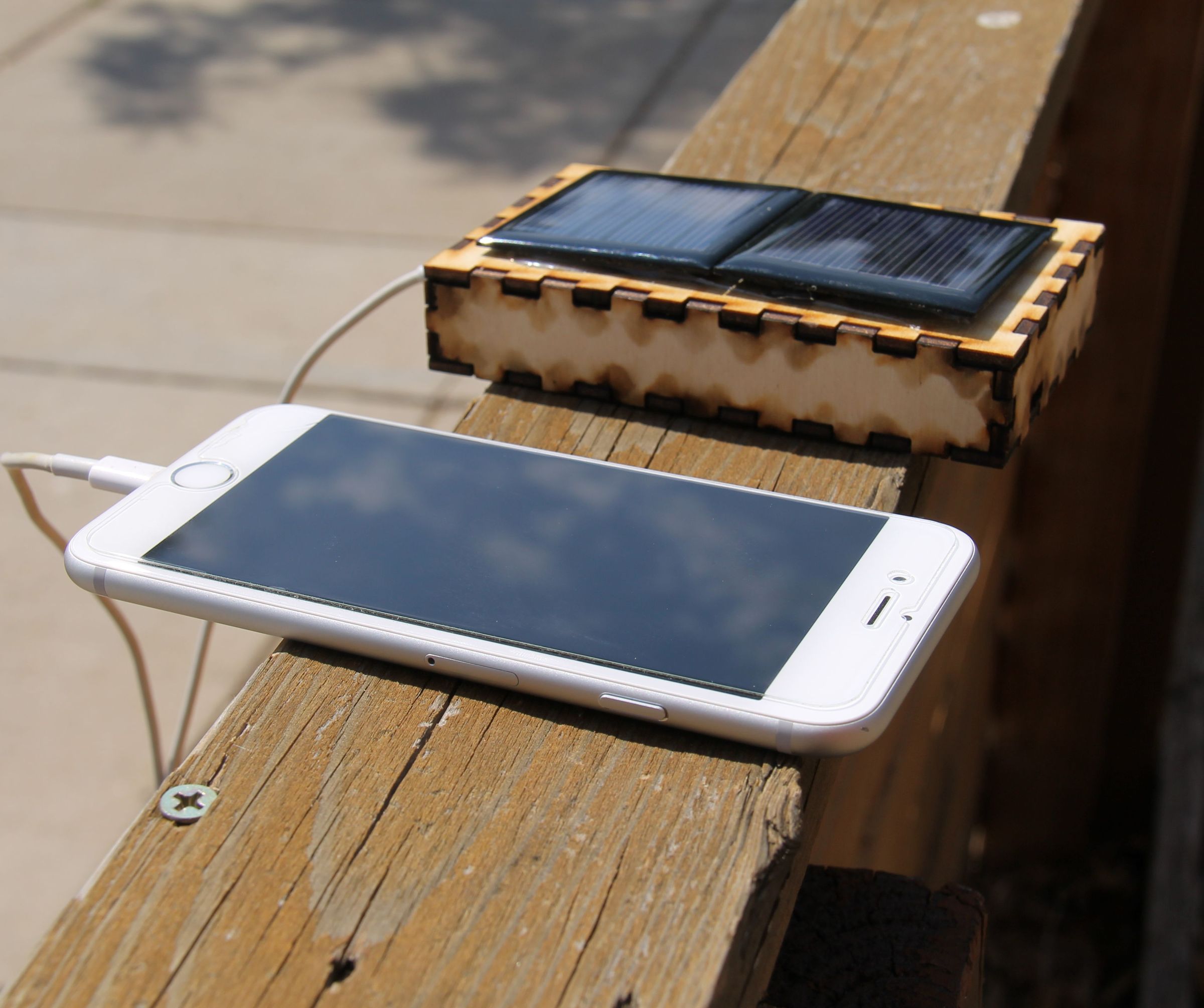 Solar USB Charger for Smartphones (including an IPhone)