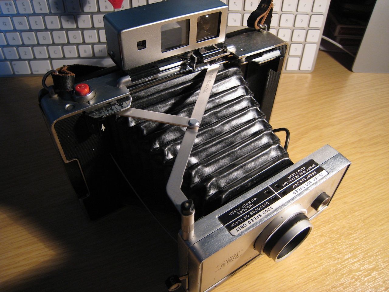 Polaroid Land Camera Fujifilm and Battery Mod