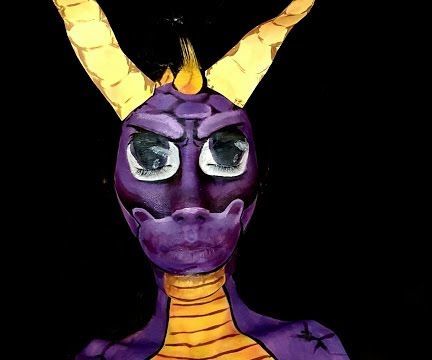 Spyro Face Paint