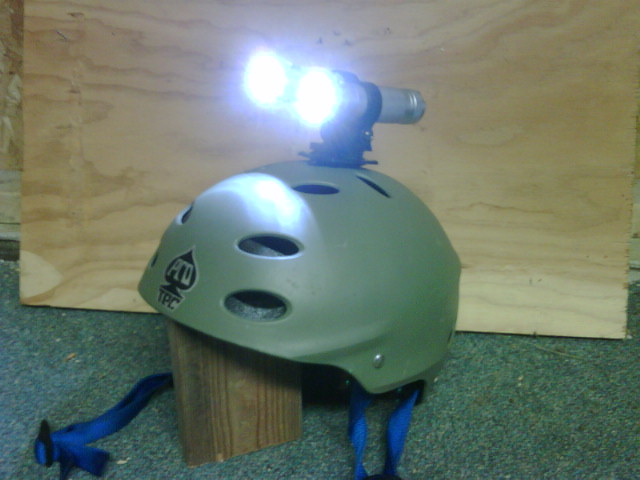 Quick Attach, Adjustable, No Cost Helmet Light Mount!